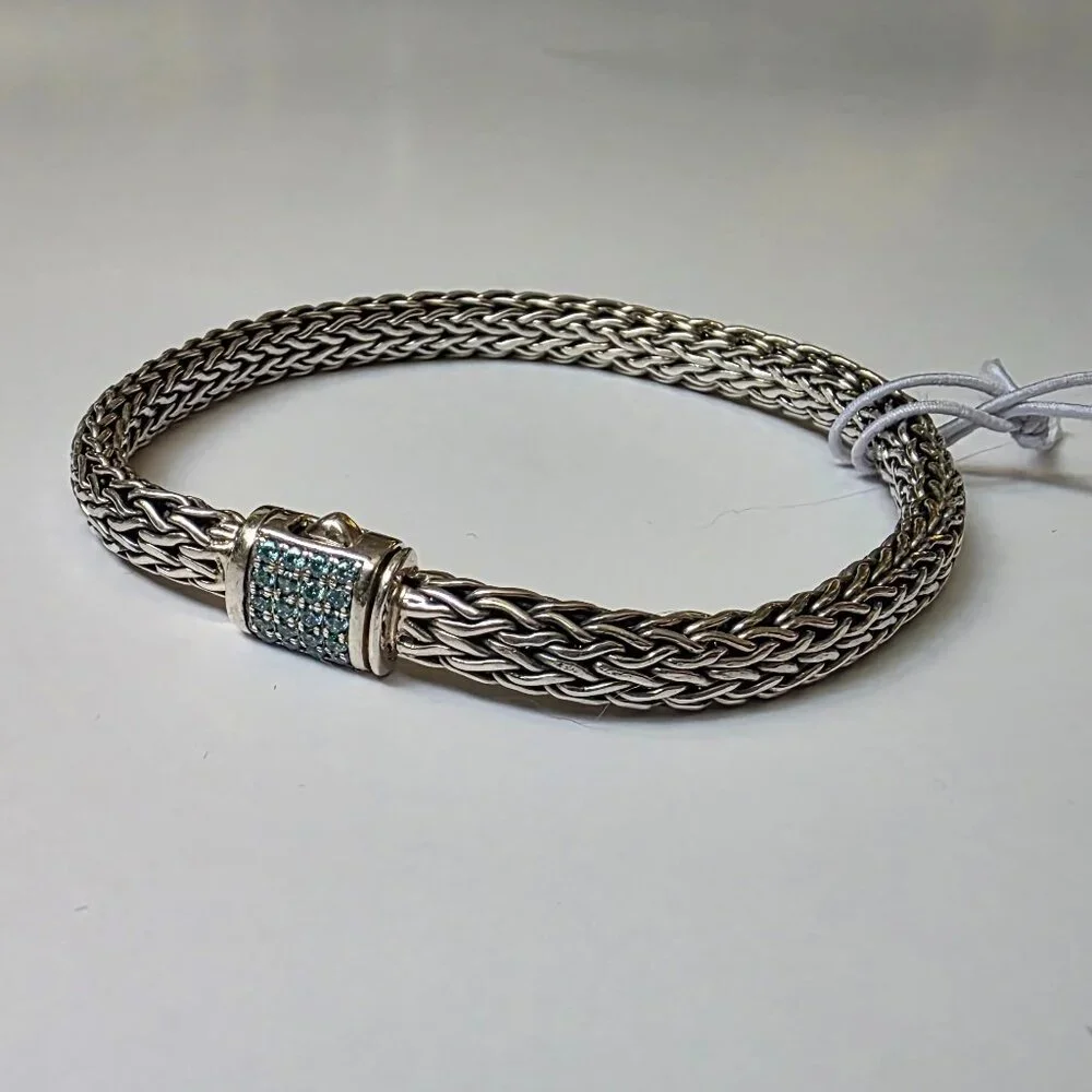 ANNIKA WITT Sterling Silver Semiprecious Stone Chain Bracelet - Picture 4 of 15